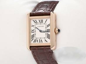 Thumbnail von Cartier Tank Solo Edelstahl Rosegold 750 2017 W5200024 Stahl Steel 18kt Rose Gold Damen