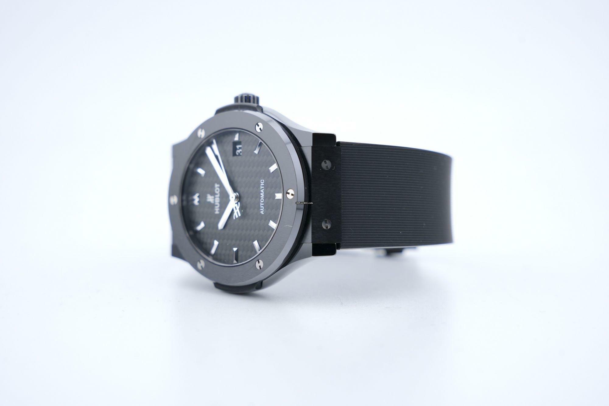 Thumbnail von Hublot Classic Fusion Black Magic 45mm - Carbon Dial - Box+Papers - 24 Months Warranty 511.CM.1771.RX 2019