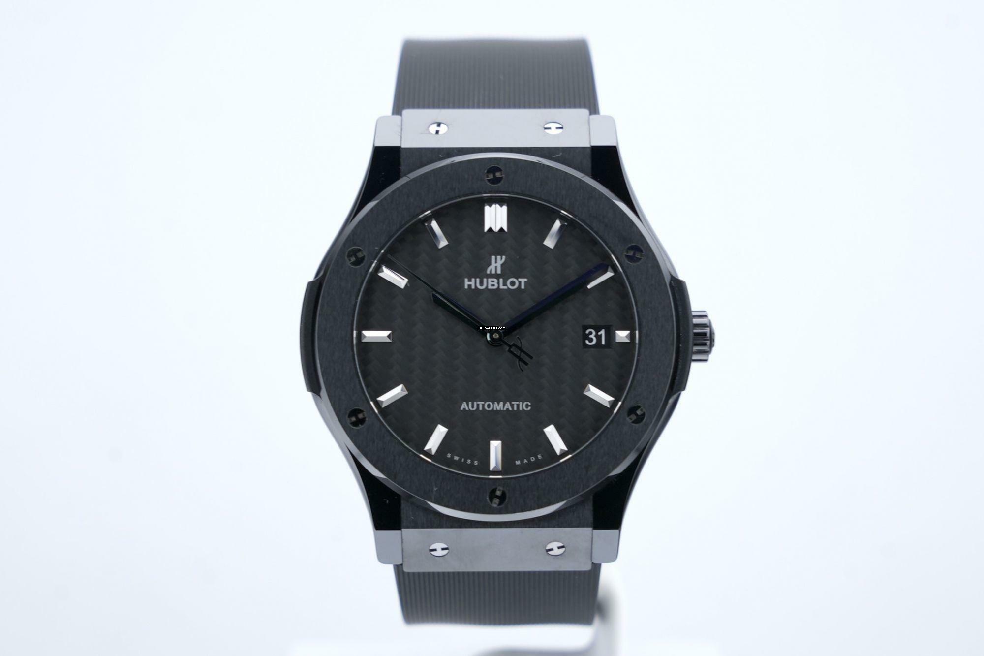 Thumbnail von Hublot Classic Fusion Black Magic 45mm - Carbon Dial - Box+Papers - 24 Months Warranty 511.CM.1771.RX 2019