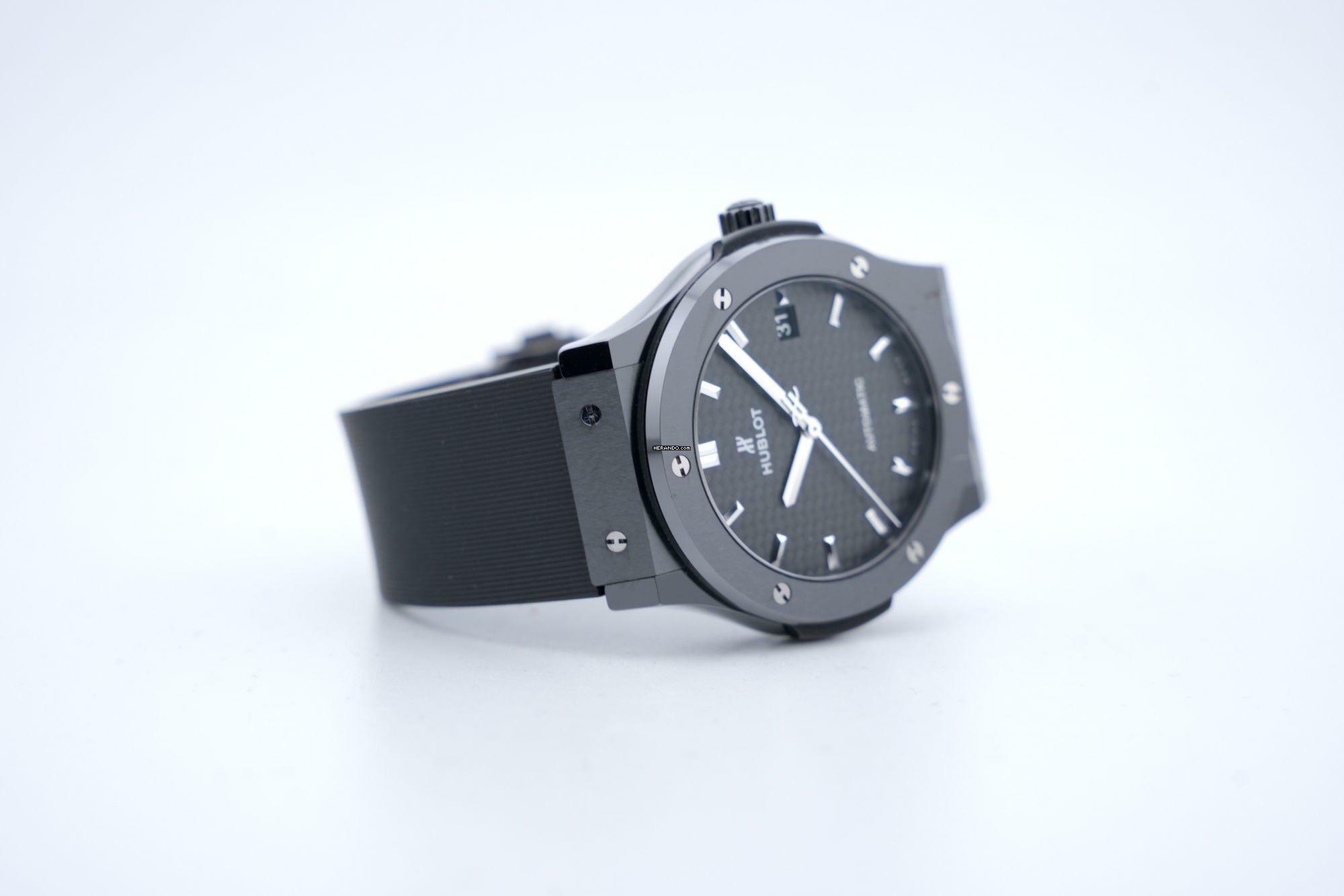 Thumbnail von Hublot Classic Fusion Black Magic 45mm - Carbon Dial - Box+Papers - 24 Months Warranty 511.CM.1771.RX 2019