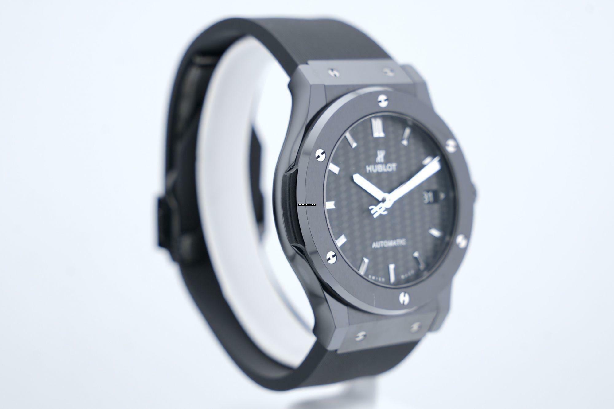 Thumbnail von Hublot Classic Fusion Black Magic 45mm - Carbon Dial - Box+Papers - 24 Months Warranty 511.CM.1771.RX 2019