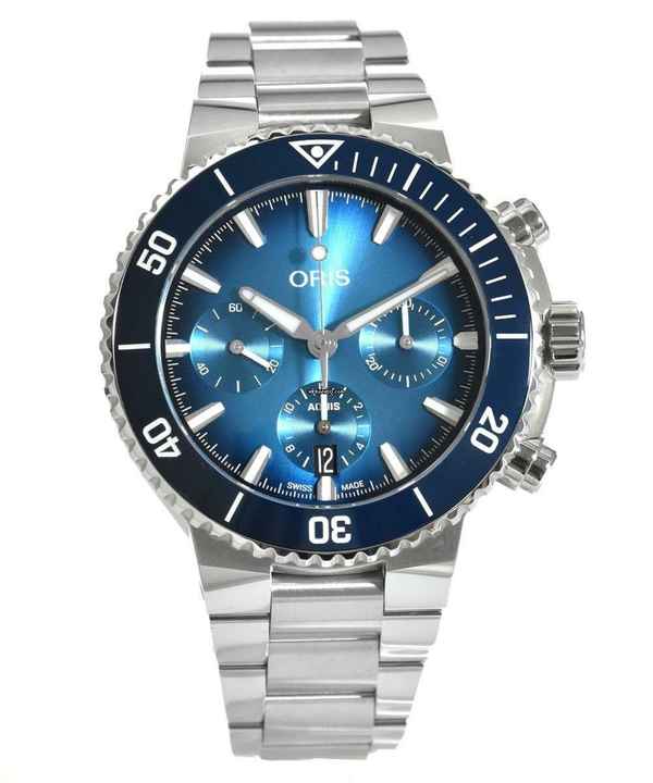  Oris Aquis Chronograph Ref. 01 771 7793 4155 - 07 8 23 01PEB 