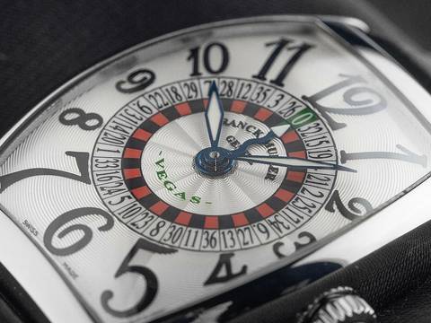  Franck Muller Vegas Ref.6850VGS-AC-G 2006 Full Set wie Neu Vintage 