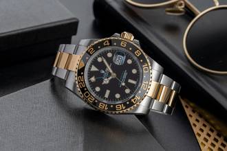 Thumbnail von Rolex GMT-Master II Stahl / Gold Automatik Herrenuhr Ref. 116713LN B&P 2014