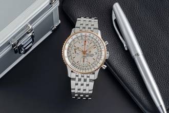 Thumbnail von Breitling Navitimer Chronograph Stahl / Gold Automatik Ref. U13324211G1A1 B&P
