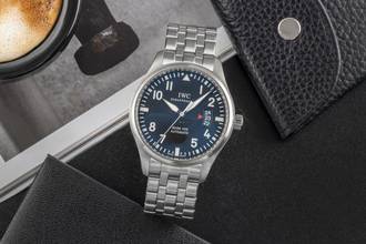 Thumbnail von IWC Fliegeruhr Mark Schaffhausen Mark XVII Fliegeruhr Automatik Stahl Ref. IW326504 B&P 2014