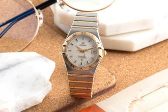 Thumbnail von Omega Constellation Stahl / Gold MOP Automatik Ref 1292.70.00 Box & Papiere 1996
