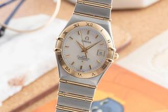 Thumbnail von Omega Constellation Stahl / Gold MOP Automatik Ref 1292.70.00 Box & Papiere 1996