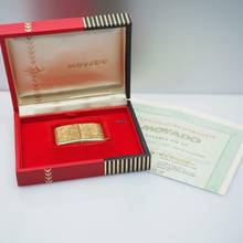 Thumbnail von Movado Ermeto Travel clock Taschenuhr Gold 18k/750 BOX+PAPIERE SUPER RARE FULL SET