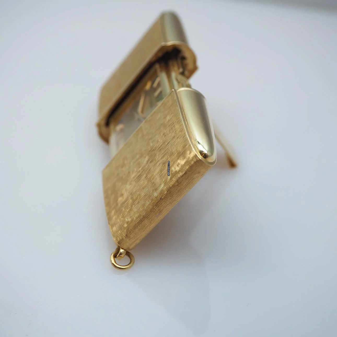  Movado Ermeto Travel clock Taschenuhr Gold 18k/750 BOX+PAPIERE SUPER RARE FULL SET  