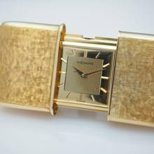 Thumbnail von Movado Ermeto Travel clock Taschenuhr Gold 18k/750 BOX+PAPIERE SUPER RARE FULL SET