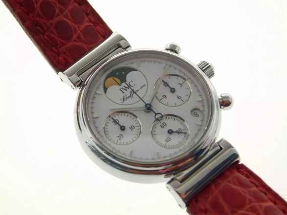  IWC Da Vinci Chronograph Damenuhr mit original IWC Krokoband und Schließe  