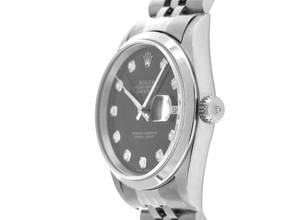Thumbnail von Rolex Datejust 36 Diamanten Ref.16200 1998 Full Set sehr gut Vintage