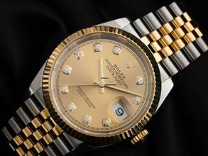 Thumbnail von Rolex Datejust 36 Diamanten Ref.126233 2019 LC 100 Full Set wie Neu