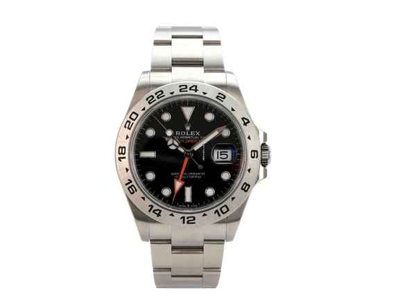  Rolex Explorer II 42 Edelstahl Ref. 226570 Zifferblatt Schwarz  