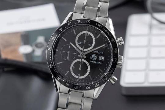  TAG Heuer Carrera Calibre 16 Chronograph Stahl Automatik Herrenuhr Ref. CV2010.BA0788 