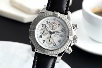 Thumbnail von Breitling Super Avenger Chronograph Edelstahl Automatik Ref. A13370 Papiere 2007