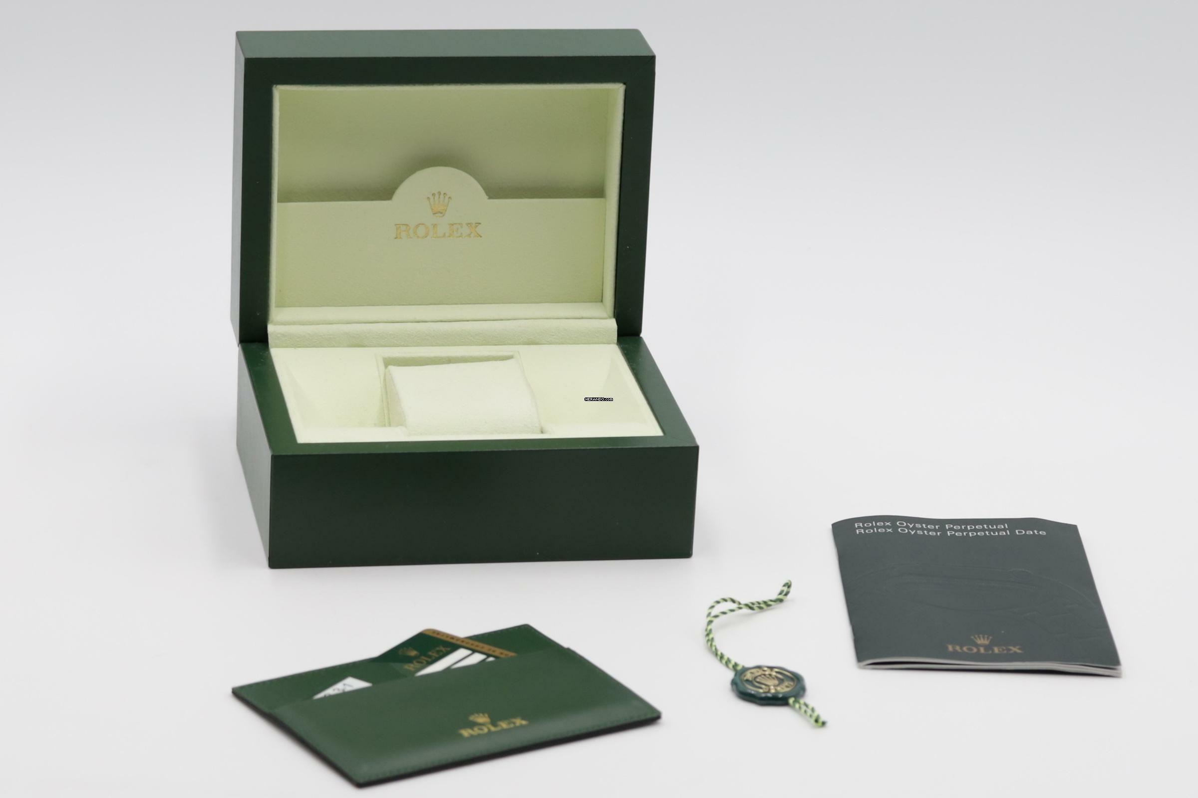 Thumbnail von Rolex Air King 34 White Dial Oyster Edelstahl Automatik Ref. 114200 B&P 2012