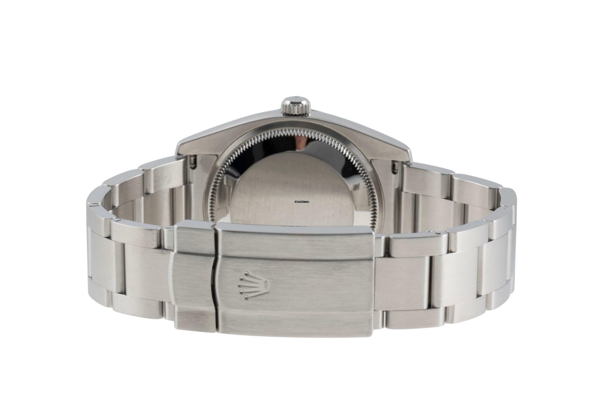 Thumbnail von Rolex Air King 34 White Dial Oyster Edelstahl Automatik Ref. 114200 B&P 2012