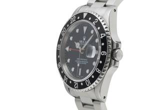 Thumbnail von Rolex GMT-Master II Oyster Edelstahl Automatik Herrenuhr Ref. 16710 Klassiker