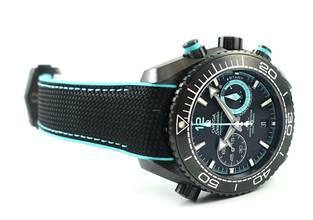 Thumbnail von Omega Seamaster Planet Ocean Chronograph ENTZ Deep Black New Watch / Box and Papers