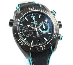 Thumbnail von Omega Seamaster Planet Ocean Chronograph ENTZ Deep Black New Watch / Box and Papers