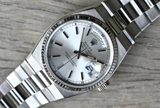 Thumbnail von Rolex Day-Date Oysterquartz very rare Vintage 19019 | Collectors Full Set | white gold