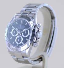 Thumbnail von Rolex Daytona Stahl black Dial Cosmograph Steel Chronograph schwarz B+P