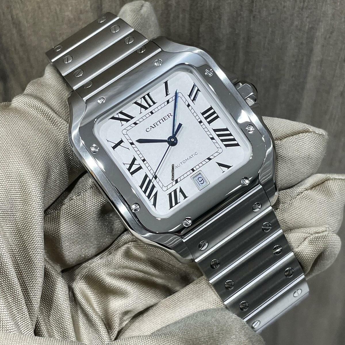Cartier Santos De Cartier With papers 2024 New Large size White dial
