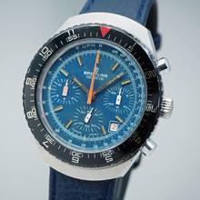 Thumbnail von Breitling Chronograph Long Playing 3-Register Ref: 7104 Handaufzug Cal.7740 RARE