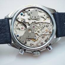 Thumbnail von Breitling Chronograph Long Playing 3-Register Ref: 7104 Handaufzug Cal.7740 RARE