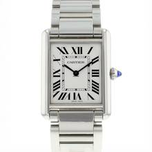 Thumbnail von Cartier Tank Must Large Steel Silver Dial