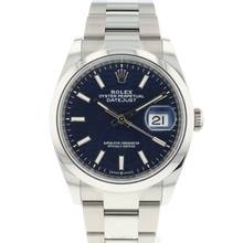 Thumbnail von Rolex Datejust 36 Oyster Blue Motif Dial