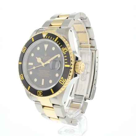  Rolex Submariner Date Gold Steel Black Dial  