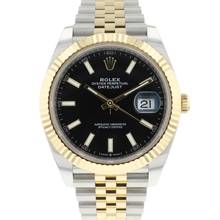 Thumbnail von Rolex Datejust 41 Steel Gold Jubilee Fluted Black Dial