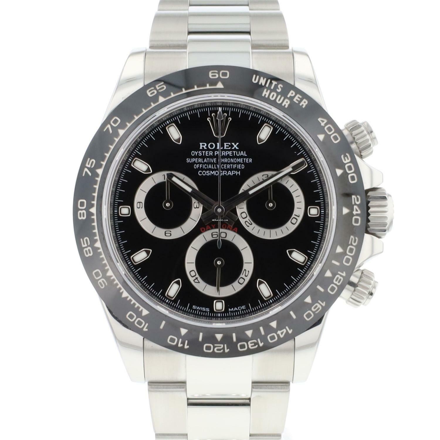  Rolex Daytona Black Ceramic 116500LN  
