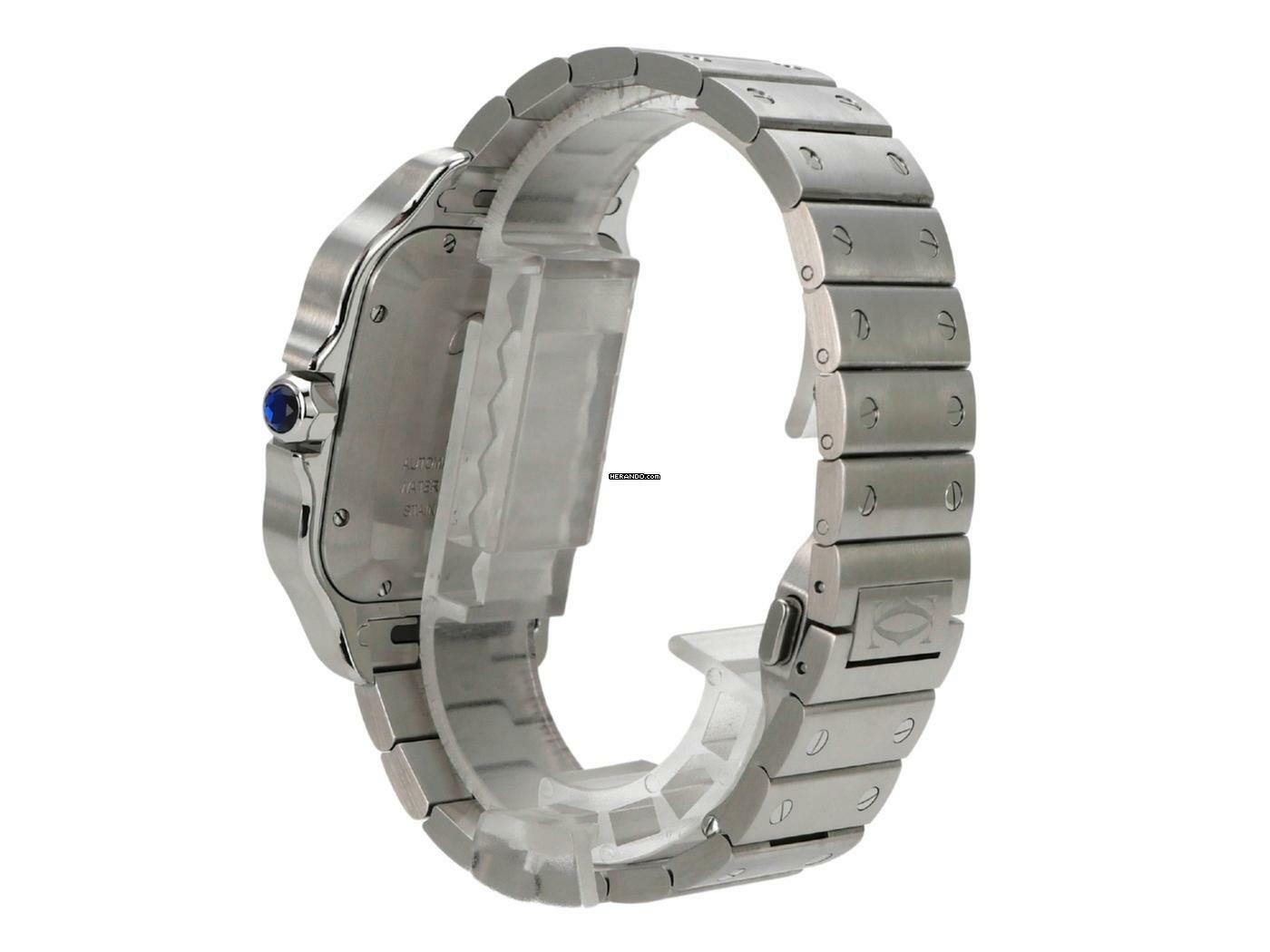 Thumbnail von Cartier Santos de Cartier Edelstahl großes Modell Ref. WSSA0018