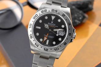 Thumbnail von Rolex Explorer II Black Dial Edelstahl Automatik Herrenuhr Ref. 216570