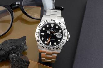 Thumbnail von Rolex Explorer II Black Dial Edelstahl Automatik Herrenuhr Ref. 216570