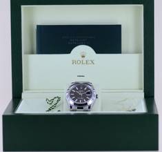 Thumbnail von Rolex Datejust II Stahl Oyster black Stick Dial 41mm 2013 schwarz 116300 B+P