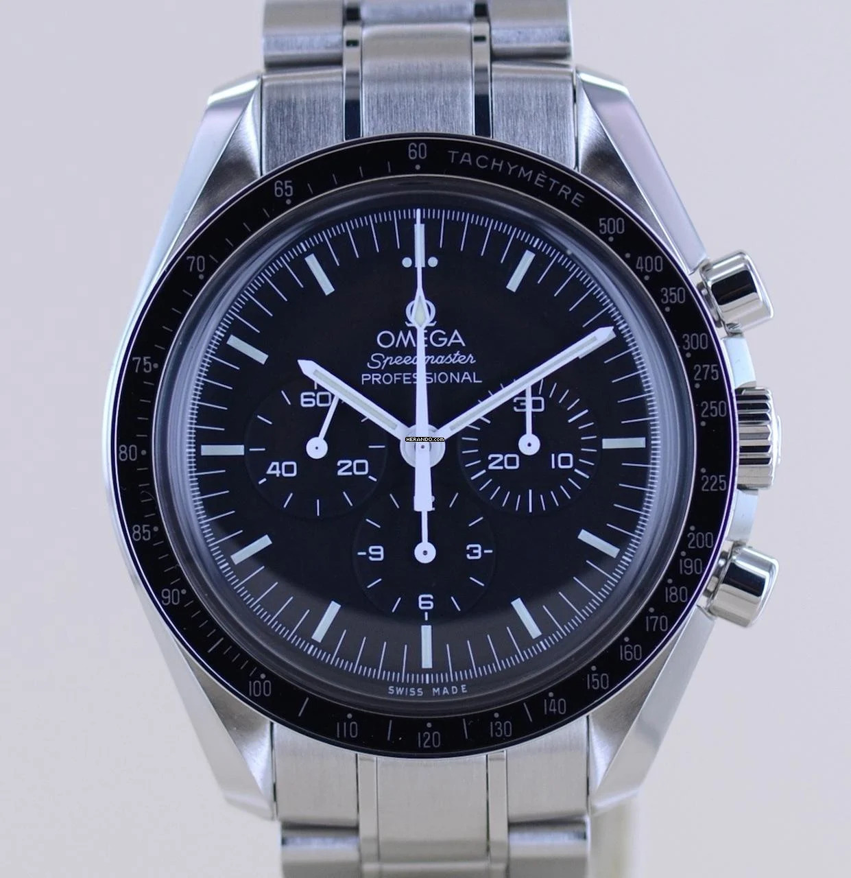  Omega Speedmaster Professional Moonwatch 42mm Chrono Moonwatch 2020 Plexiglas 1861 B+P  