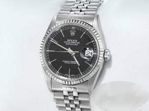 Thumbnail von Rolex Datejust 36 16234 Stahl Weissgold 750 1999 Automatik 36mm Stainless Steel 18kt White Gold Date Just Jubilé-band Chronometer Oyster