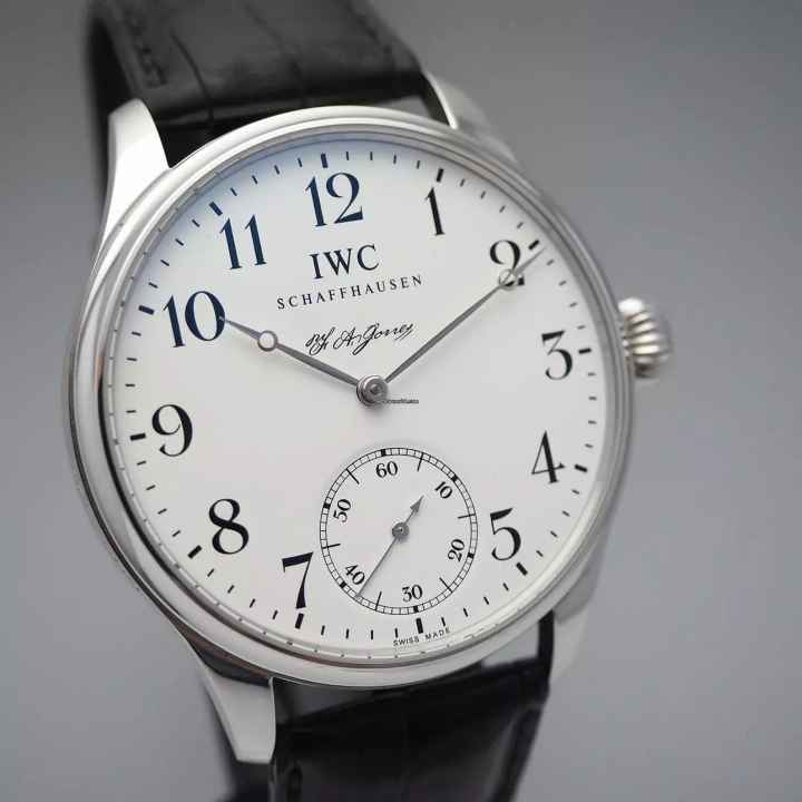  IWC Portugieser Handaufzug F.A. Jones PLATINUM 950 Limited IW 544202 Box+Papiere - Full Set Like NOS Full Set 