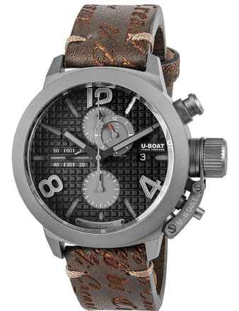  U-Boat Classico 3005 Herrenuhr Classico Automatik Chrono Titanium Limited 45mm 10ATM 