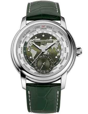  Frederique Constant FC-718KWM4H6 Herrenuhr Classic Worldtimer Automatik 42mm 