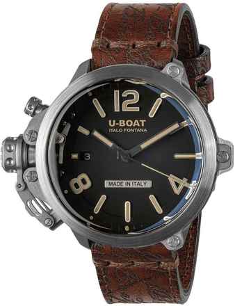  U-Boat Capsule 8809 Capsule 45 mm SS BK BE Automatik Herrenuhr 10ATM 