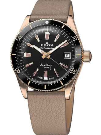  Edox 80131-37RNC-NI Skydiver Automatik +Wechselarmband Damenuhr  