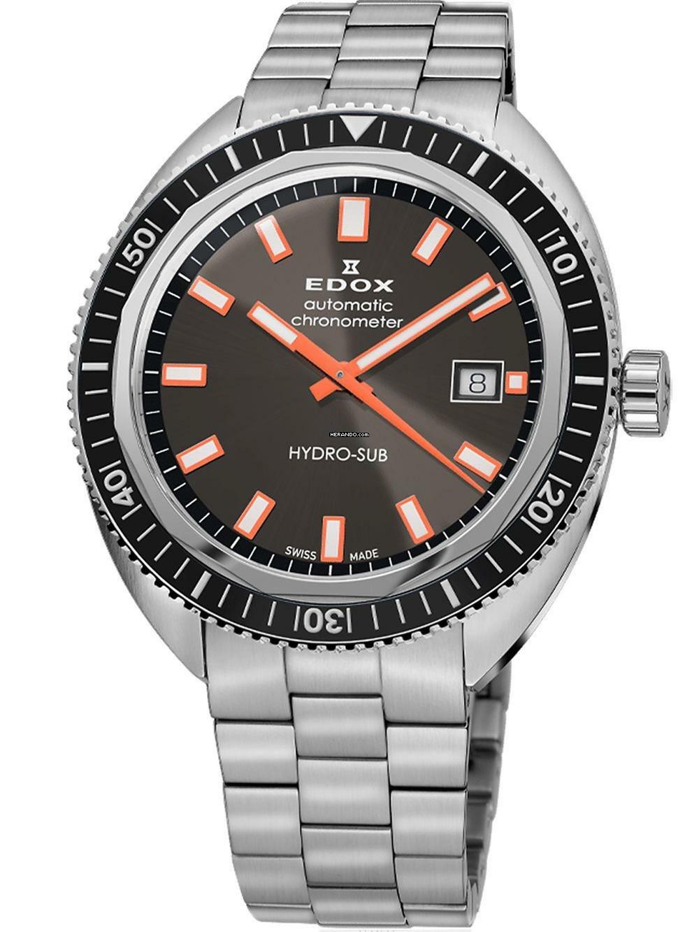  Edox 80128-3NM-GINO Hydro-Sub Chronometer Limited Edition 