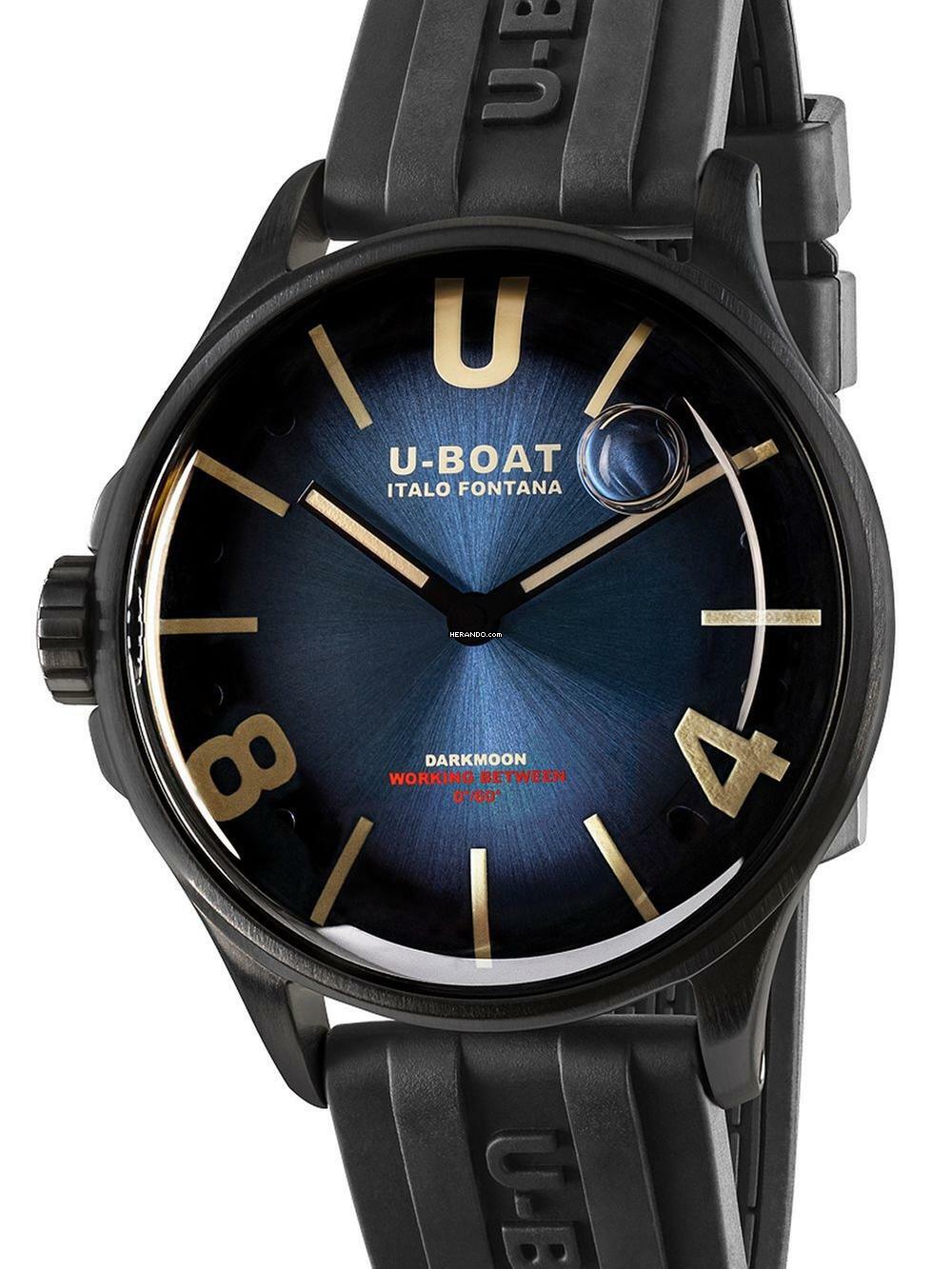  U-Boat 9020/C Darkmoon Herrenuhr 40mm IPB 5ATM 