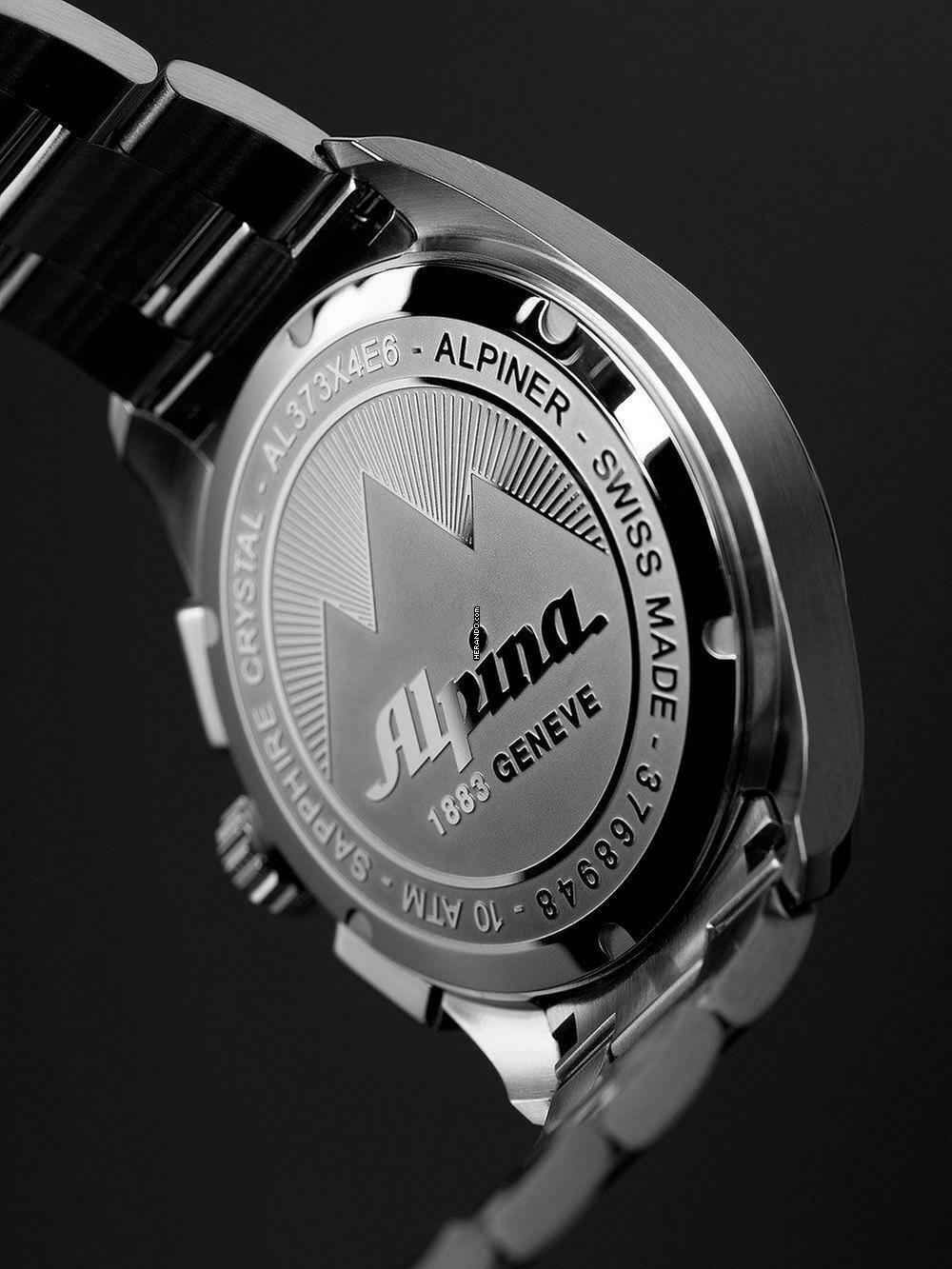 Thumbnail von Alpina Alpiner AL-373BB4E6B Alpiner Chronograph Herrenuhr 42mm 10ATM